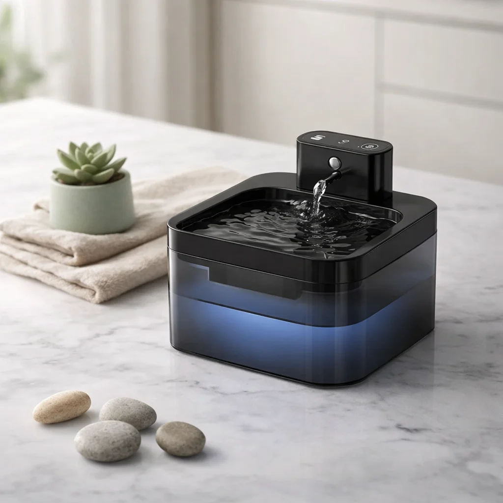 Detailed review of the Rojeco wireless cat water fountain with sensor technology