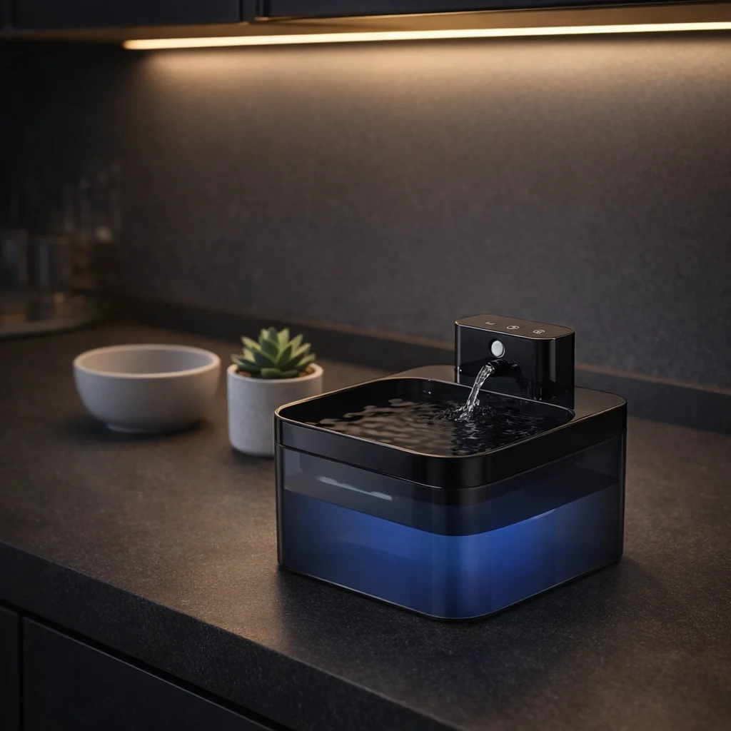 Wireless Automatic Cat Water Fountain with Sensor - lifestyle view